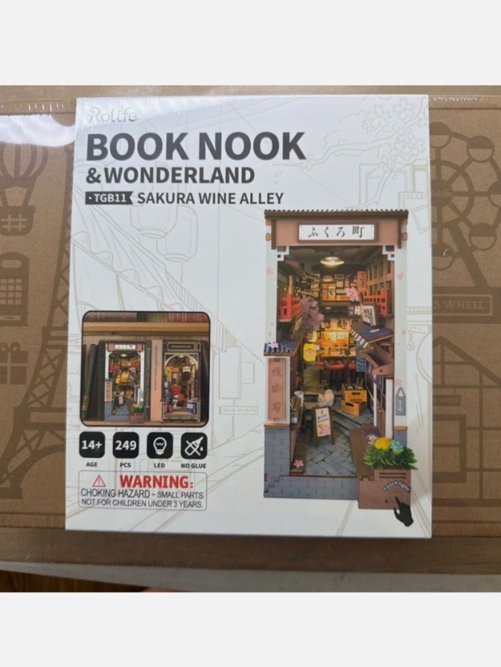DIY Rolife Book Nook & Wonderland -TGB01 SAKURA DENSYA